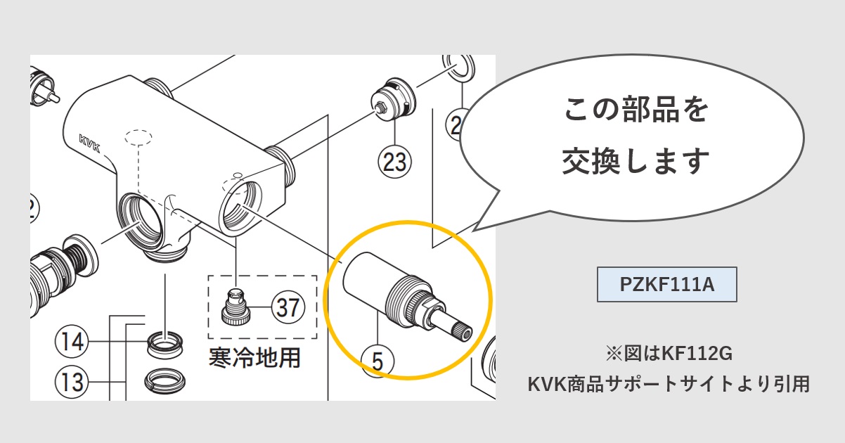温調ボンネットユニット「PZKF111A」 修理・交換説明図